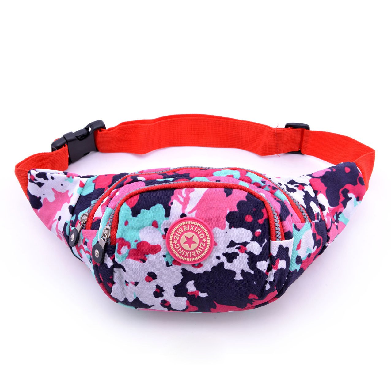 Cygoshop Women's Portable Outdoor Sport Hiking Waist Pack Bum Bag Travel Pouch Waist Pocket (mix color)