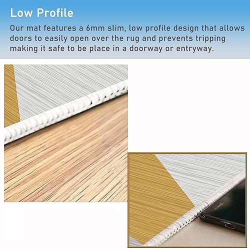 Miniatura 4 de Alfombra moderna para pasillo de balcón, alfombra interior para cocina, cuarto de bebé, lavandería, alfombra de área que no se desprende, color