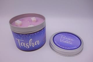 Parma Violets Candle Tin - Personalised