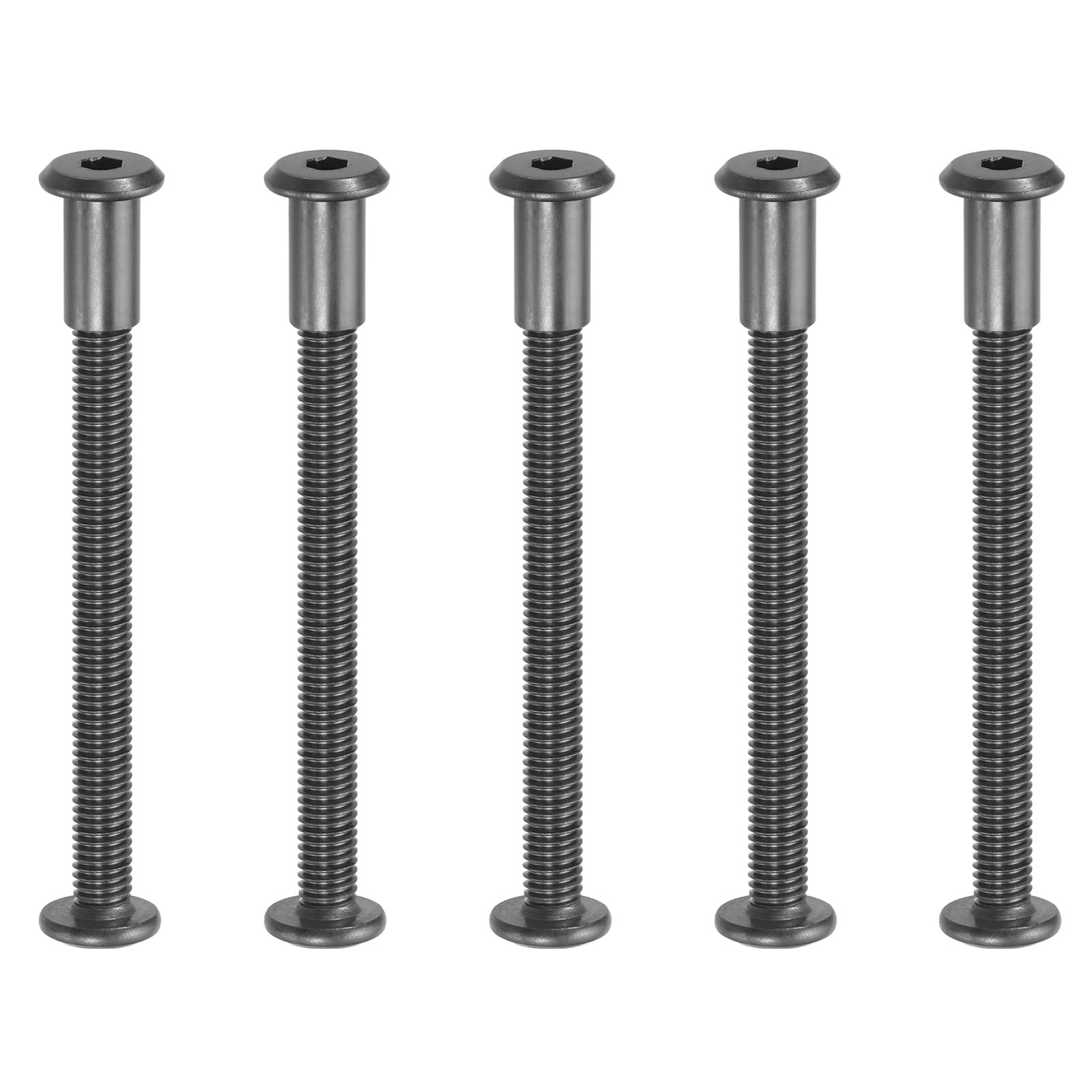 PATIKIL M8 x 60 mm Hex Chicago Screws