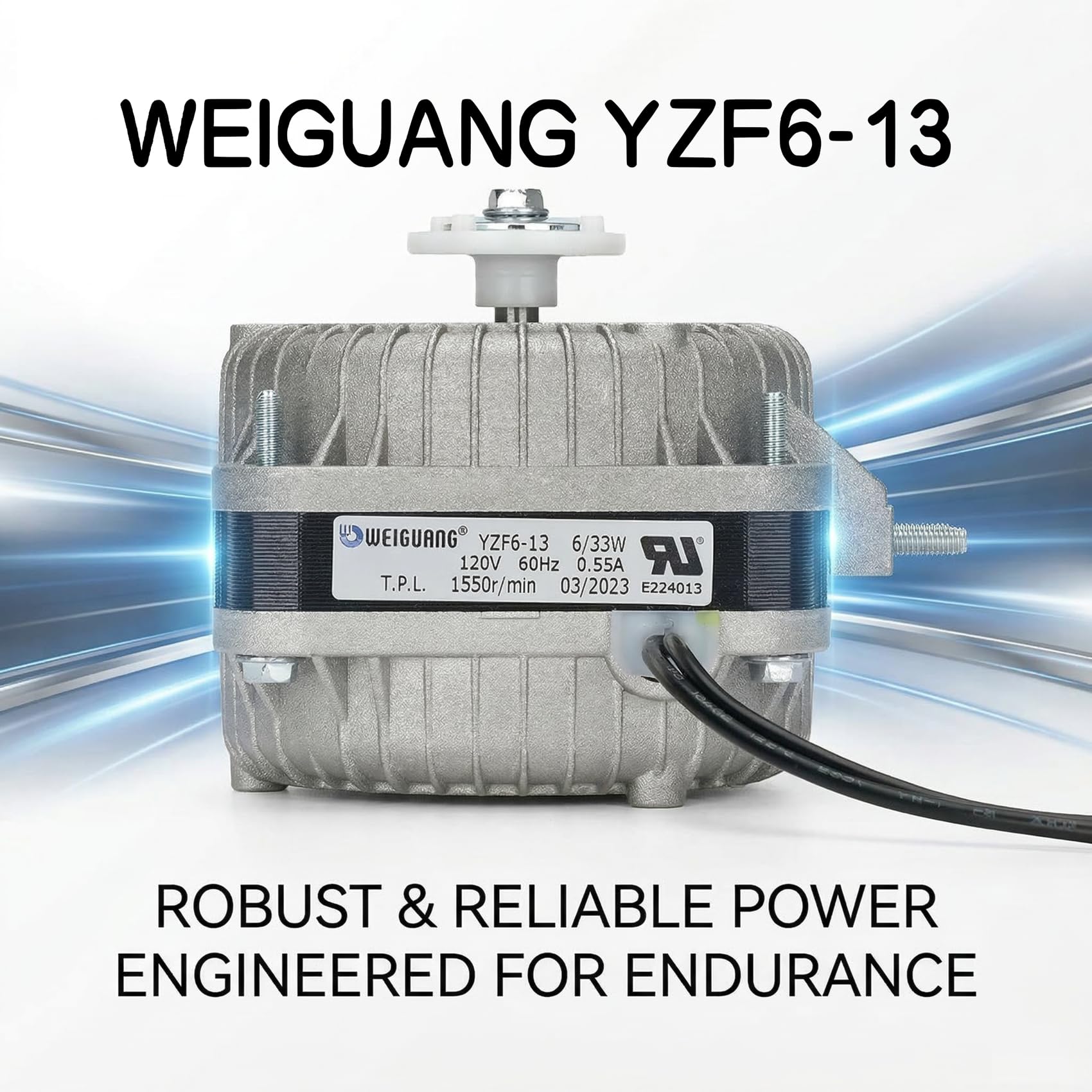 YZF6-13 Ventilator-Wechselstrommotor, 120 V, 6/33 W, 0,55 A, 60 Hz, 1550r abgeschatteter Pol-Kondensatormotor