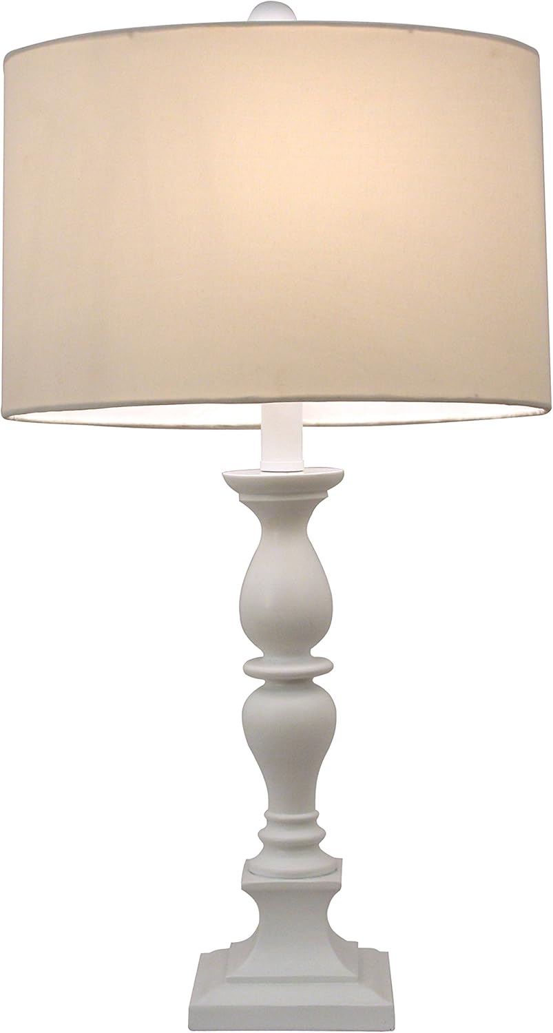 One-Day Sale: Up to 40% Off Décor Therapy TL9488 Satin White Table lamp