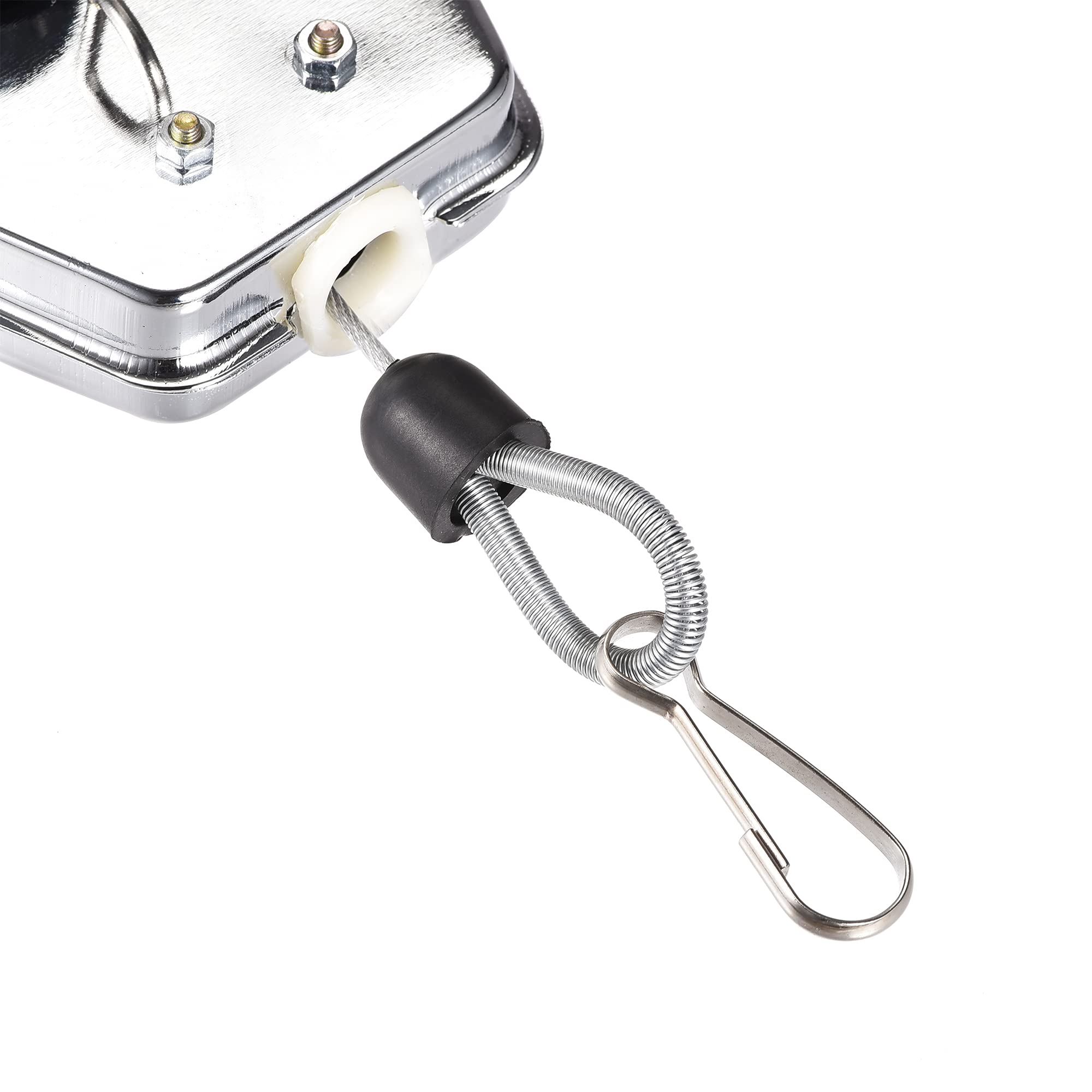 sourcing map Équilibreur à Ressort Rétractable Ressort Balancier Outil Support Suspendu Équipement 1.1-3.3lbs (0.5-1.5kg) Rouge pour Assemblage-ligne avec Raccord Accessoire