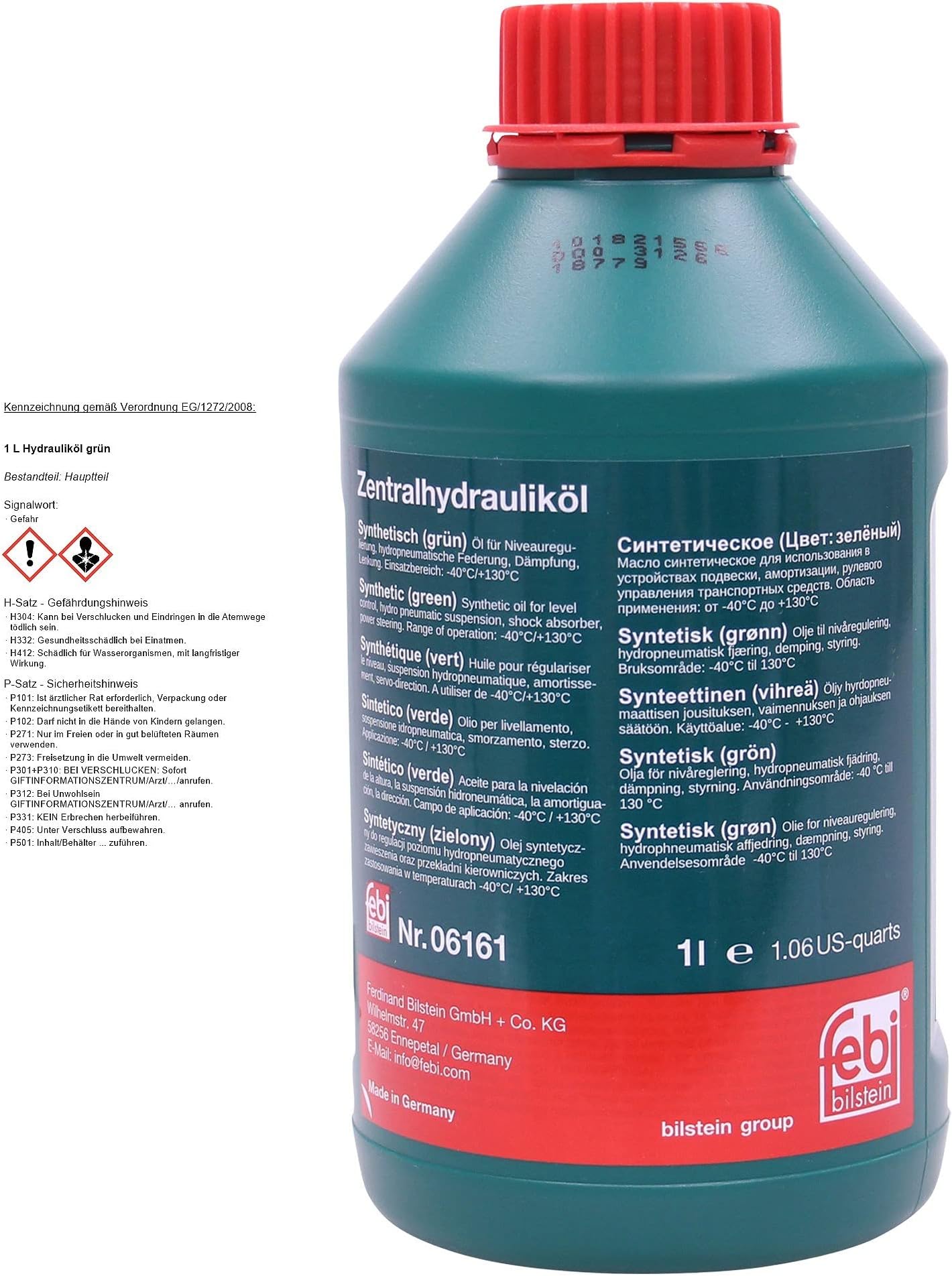 Central Hydraulic Oils 06161