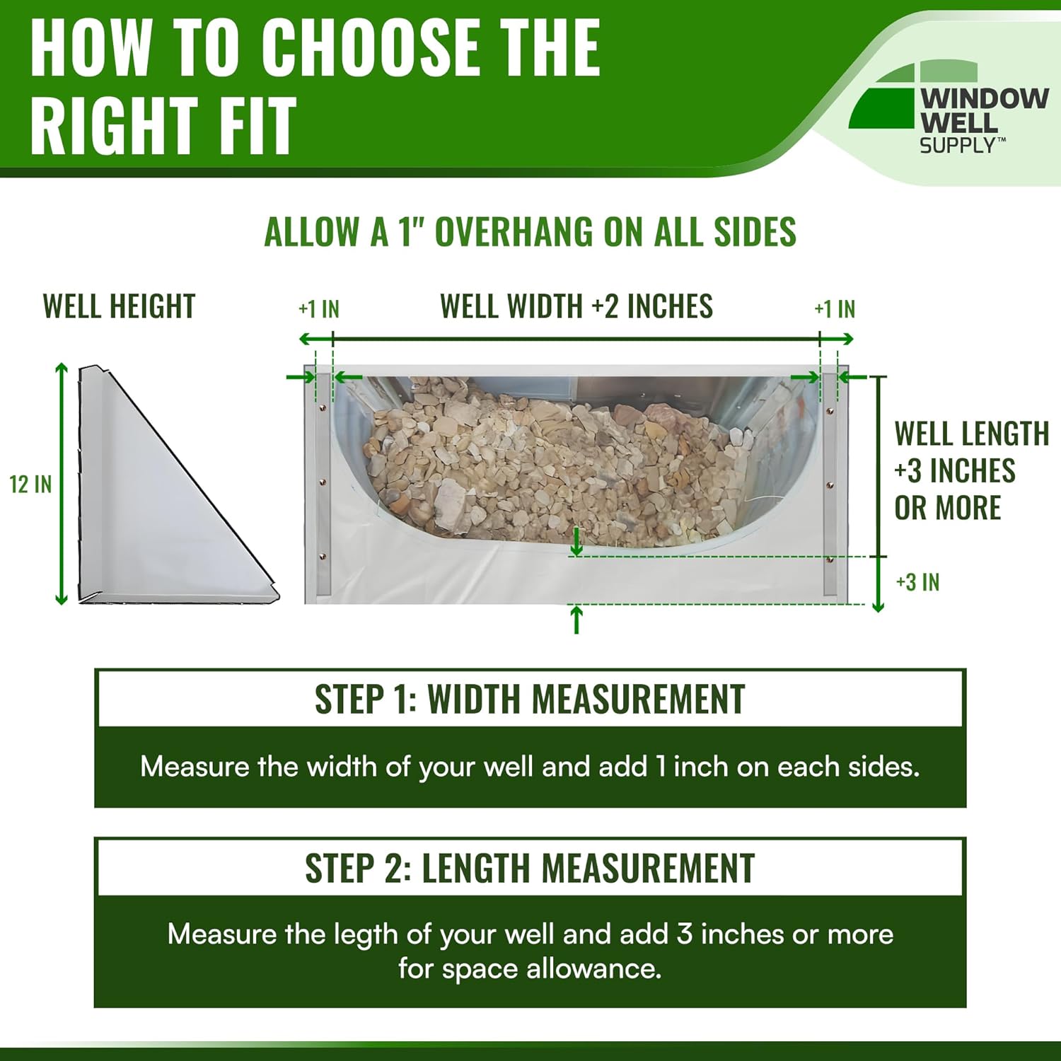 Atrium Basement Window Well Covers Outside Protection 44"L x 20"W x 12"H Made in USA - Easy Installation Clear Polycarbonate Egress Window Well Cover, UV Resistant with Rust-Free Aluminum Bracing