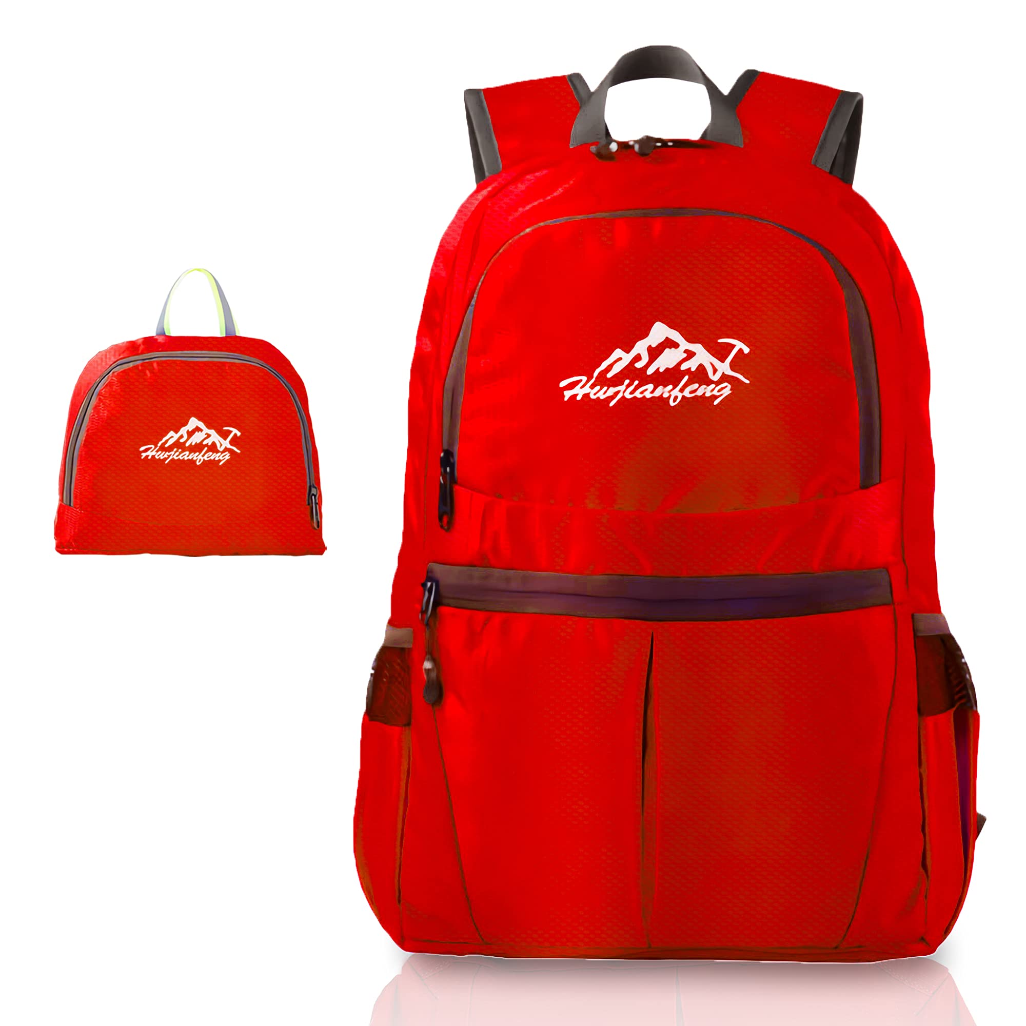 INTIRILIFE Zaino Pieghevole Ultraleggero - Zaino da Trekking Unisex 36L Impermeabile - Outdoor Daypack per Campeggio, Escursionismo, Viaggi, Arrampicata e Molto Altro