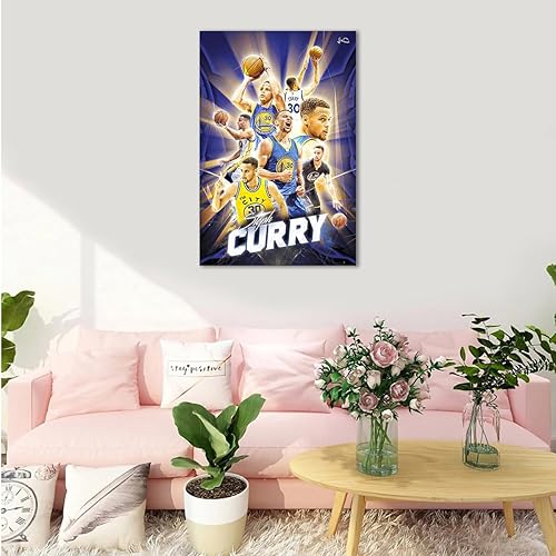 Miniatura 5 de ZEBE Póster impreso de Stephen Curry de Stephen Curry, superestrella del baloncesto Stephen Curry, póster de Golden State Warriors, gran regalo para