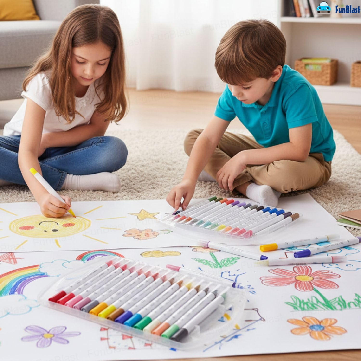 48 Acrylic Markers Set - Rock Painting & Crafts -5