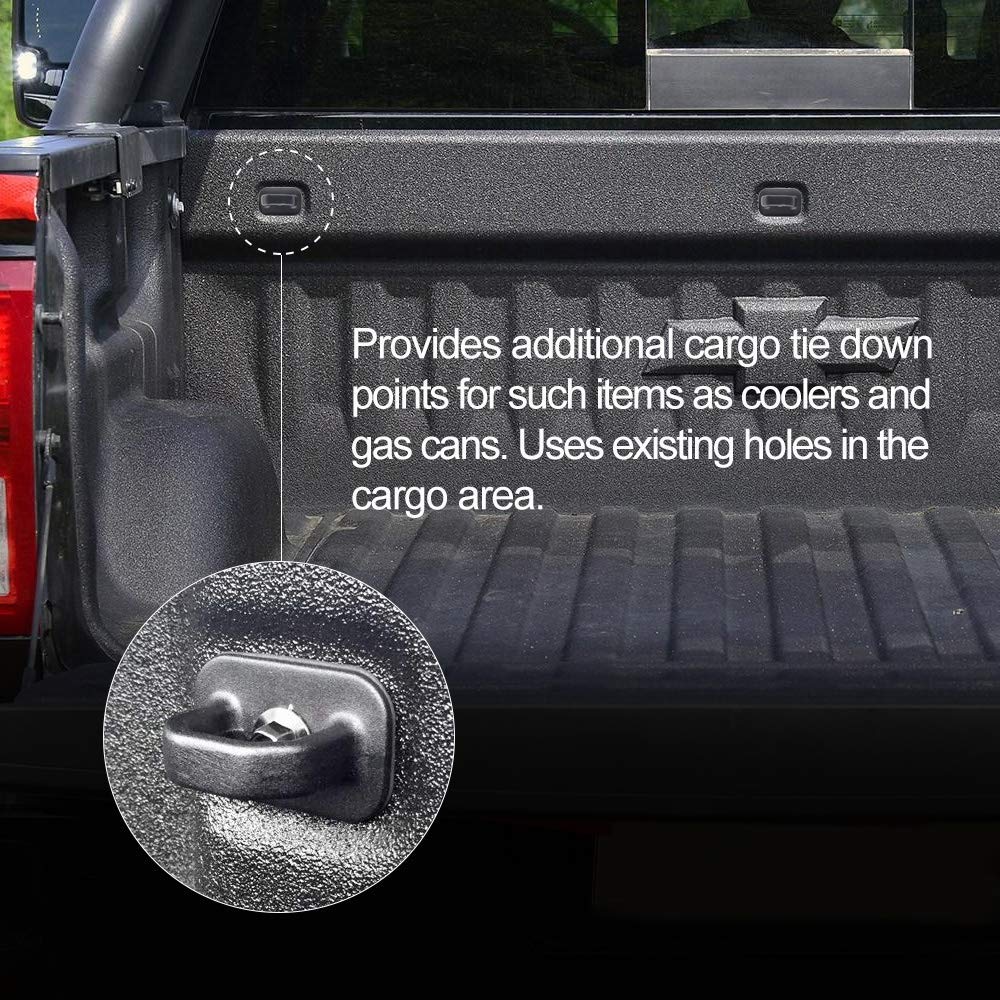 Buy omotor Chevy Anchor Truck Bed 4Pcs Set Tie Downs Anchor Fits 0720