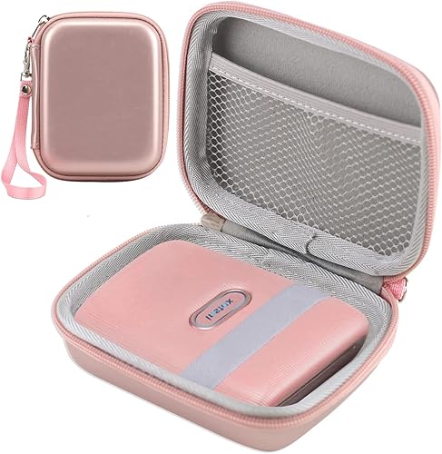 Frankmate Pequeña funda rígida de transporte para Fujifilm Instax Mini Link Smartphone Impresora 2 1 Funda protectora EVA Bolsa de almacenamiento