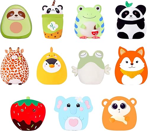 Miniatura 7 de Almohada grande de peluche de perezoso de aguacate, tamaño grande, lindo y suave de 12 pulgadas, peluche Kawaii para abrazar, regalo para niños