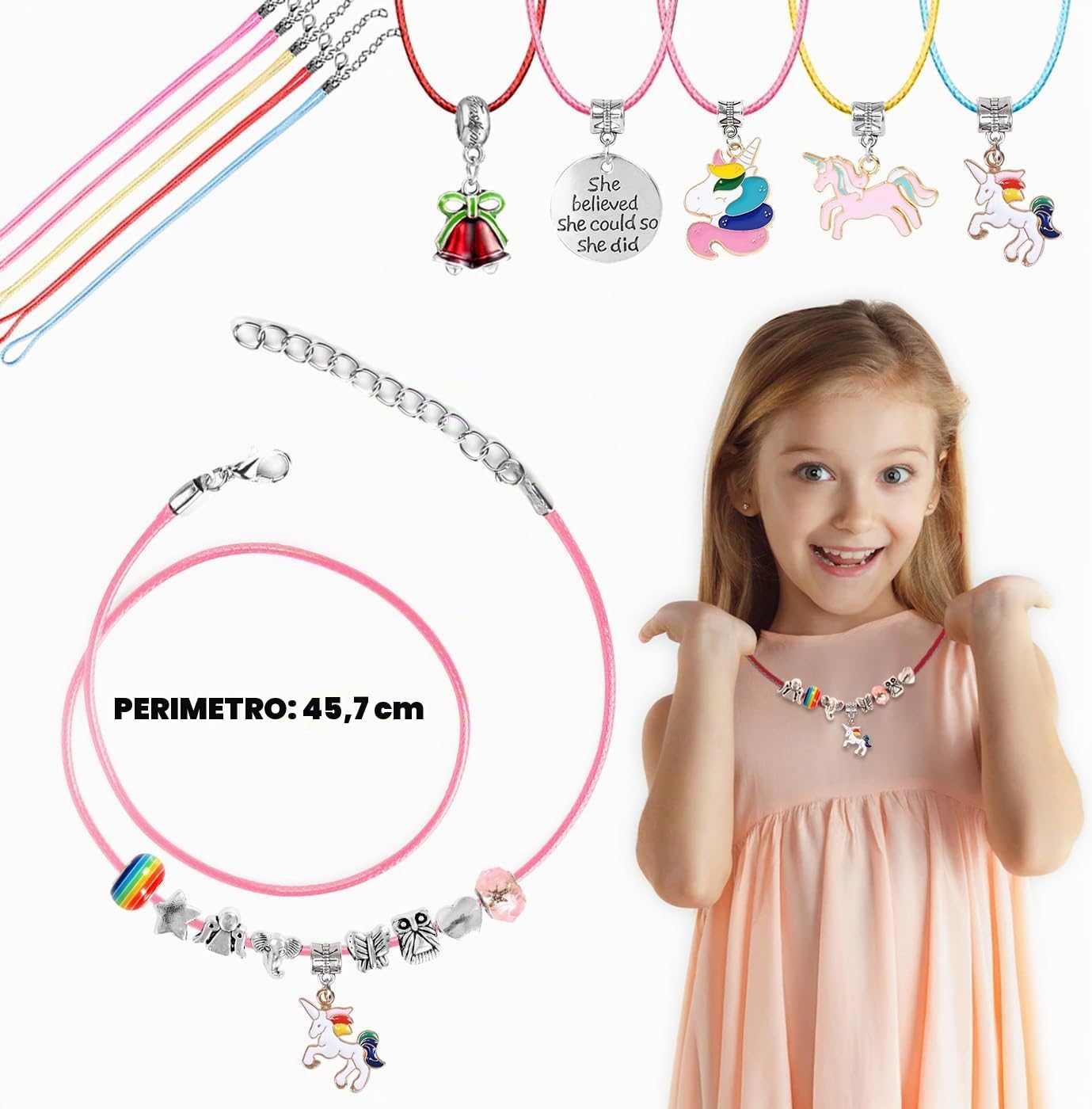 iZoeL Calendario Avvento Gioielli Calendario Avvento 2025 Bambina, Fai da Te Bracciale Bambina Idee Regalo Natale 2025, Regali Natale per Figlia Nipote Sorella