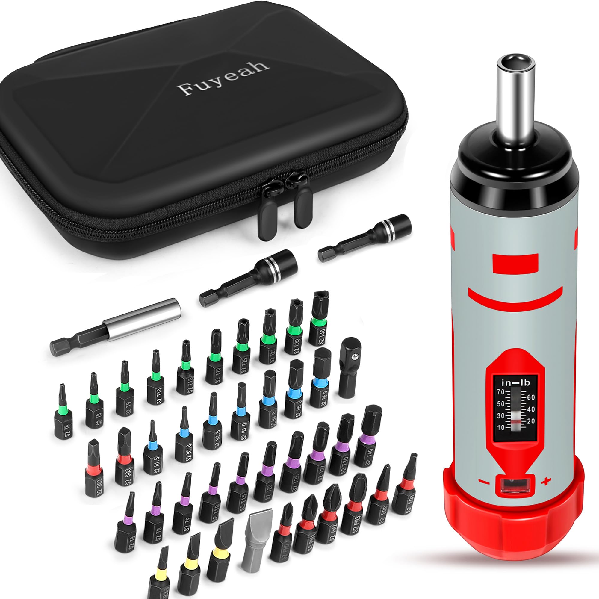 Fuyeah Torque Screwdriver Set 7.91 N·m (10-70 in-lbs) 1/4