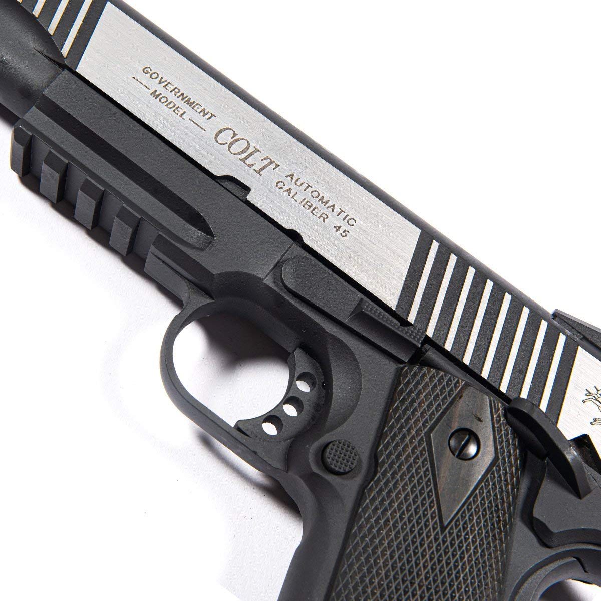 C Y B E R G U N Pistola Colt 1911 Scarrellante Black/Silver Cybergun (180525) 0.9 Joule