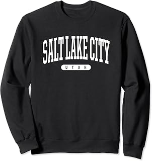 College Style Salt Lake City Utah Souvenir Gift Sweatshirt