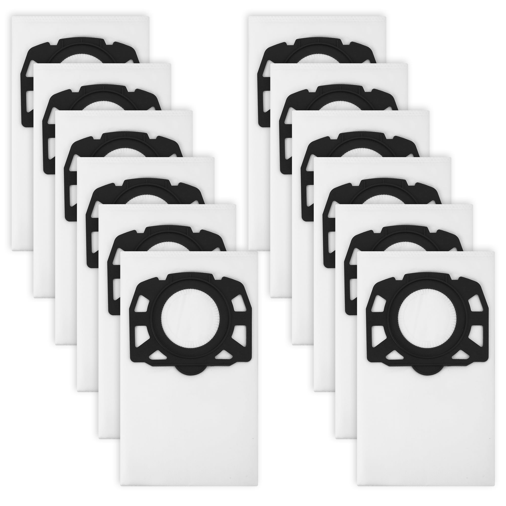 12 Pièces Sacs AspirateurPour Kärcher WD4 WD5 WD6 WD5 P WD6 P MV4 MV5 MV6, sacs filtrants en non-tissé 487,sacs filtrants pour aspirateur humide et sec,Pour Kärcher 2.863-006.0