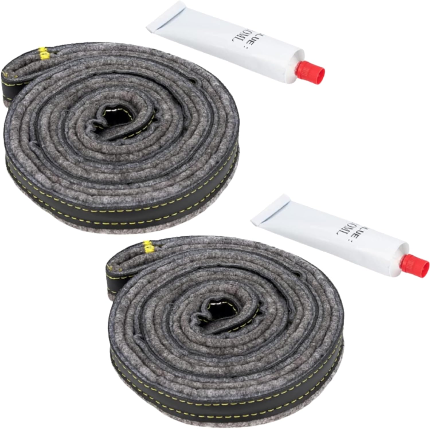 DC97-07618A Dryer Drum Felt Seal Compatible with Top Brands Replaces With DV42H5200EW,DV42H5000EW DV45K6500EV,DV48H7400EW,AP4453798,PD00025731 PS4218879,3998155 (2-PACK)