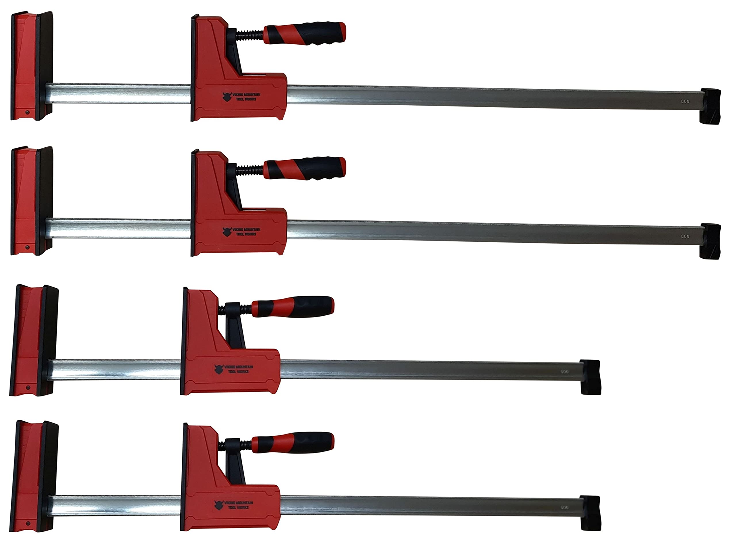 Cabinet Door Parallel Fixed Jaw Cabinet Makers Clamp Set of 4 (2x24"+2x32")