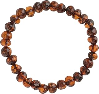 Baltic Amber Bracelets for Adults Made on Elastic Band