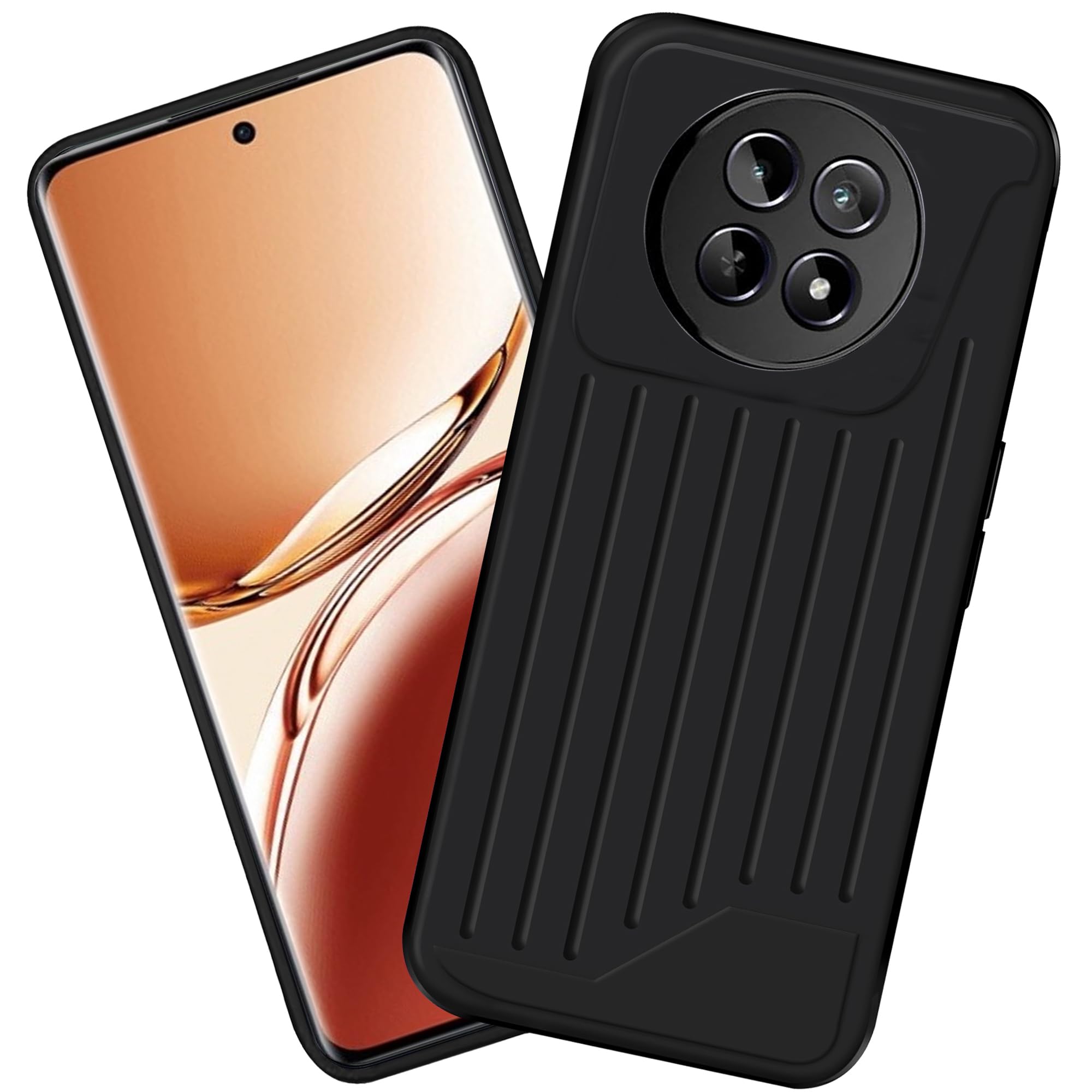 Knotyy Realme 13 Pro Plus 5G Back Cover | Silicon Shock Proof Case Cover| Matte Soft Silicon Flexible | Back Cover for Realme 13 Pro Plus 5G (Black) (B0DBHY2XVM) Amazon Price History, Amazon Price Tracker