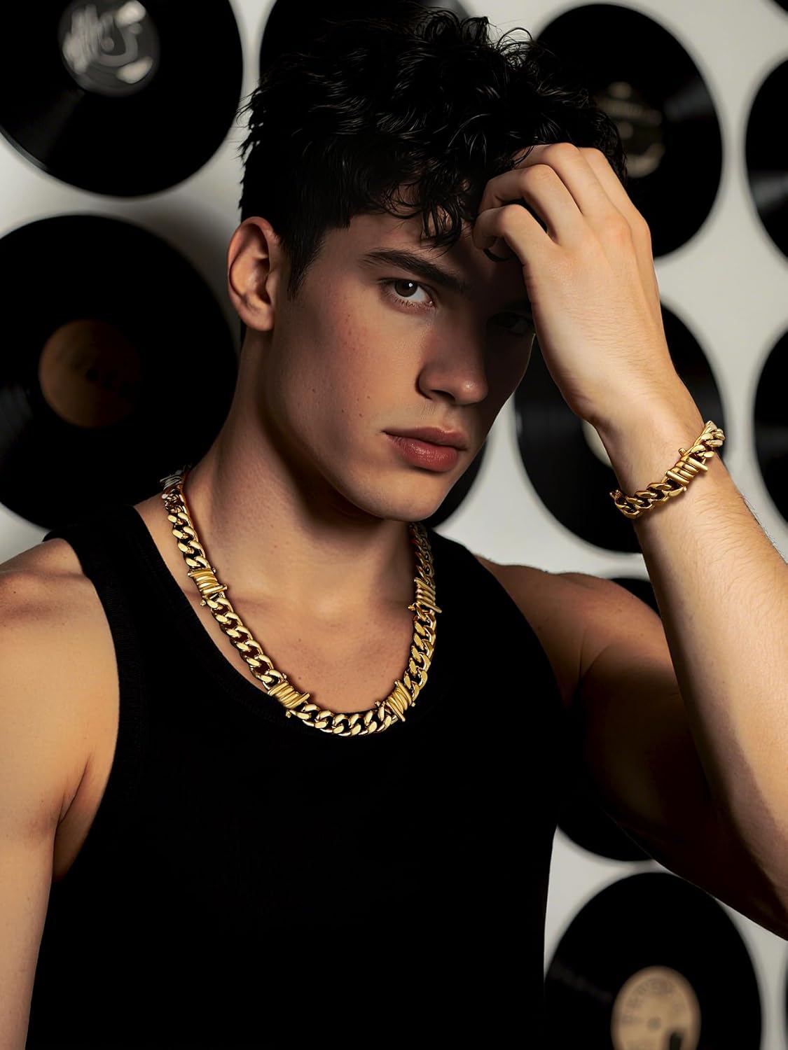 Bestyle Barbed Wire Necklace 5/7/9/12mm Mens Chain Necklaces Hip-hop Punk Gothic Stainless Steel Chain Heavy Thick Cuban Link Chain for Men Women, Length 16/18/20 Inch - Image 9