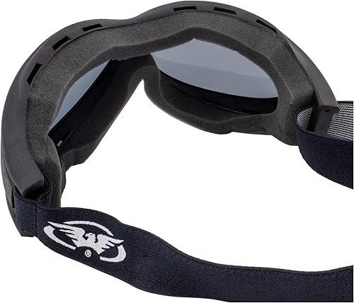 Miniatura 6 de Global Vision Big Ben Over The Glasses (OTG) - Gafas para motocicleta y cuatrimoto, color amarillo humo claro, paquete de 3 unidades