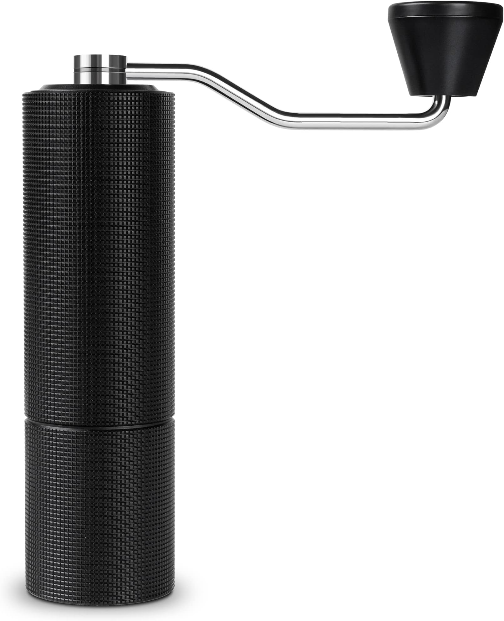 TIMEMORE Coffee Grinder Manual Kuriko C3 Max Coffee Grinder, Hand Grind, Stainless Steel Mill, Adjustable Roughness, Includes Brush, Lightweight, Labor Saving, Portable, Easy to Clean, Black