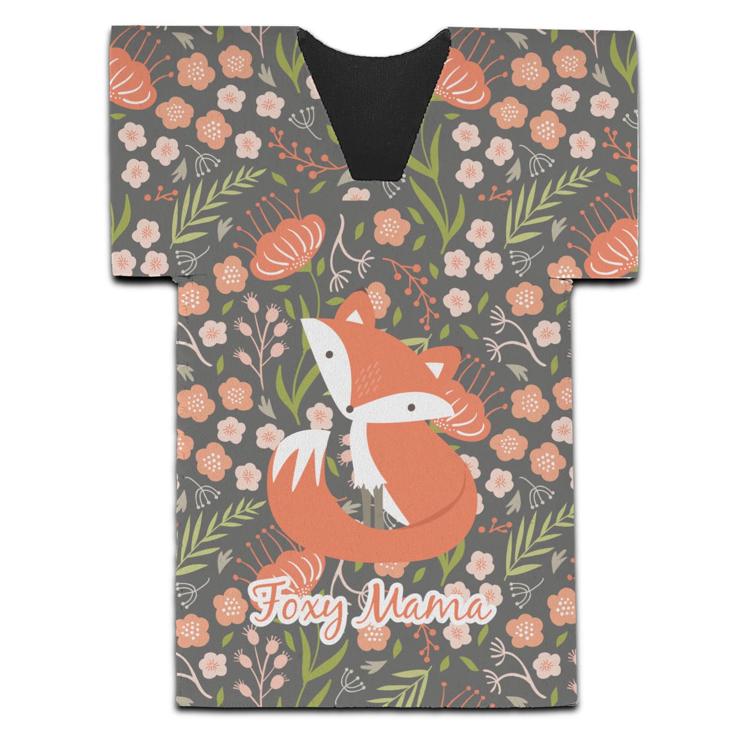 Personalized Foxy Mama Jersey Bottle Cooler
