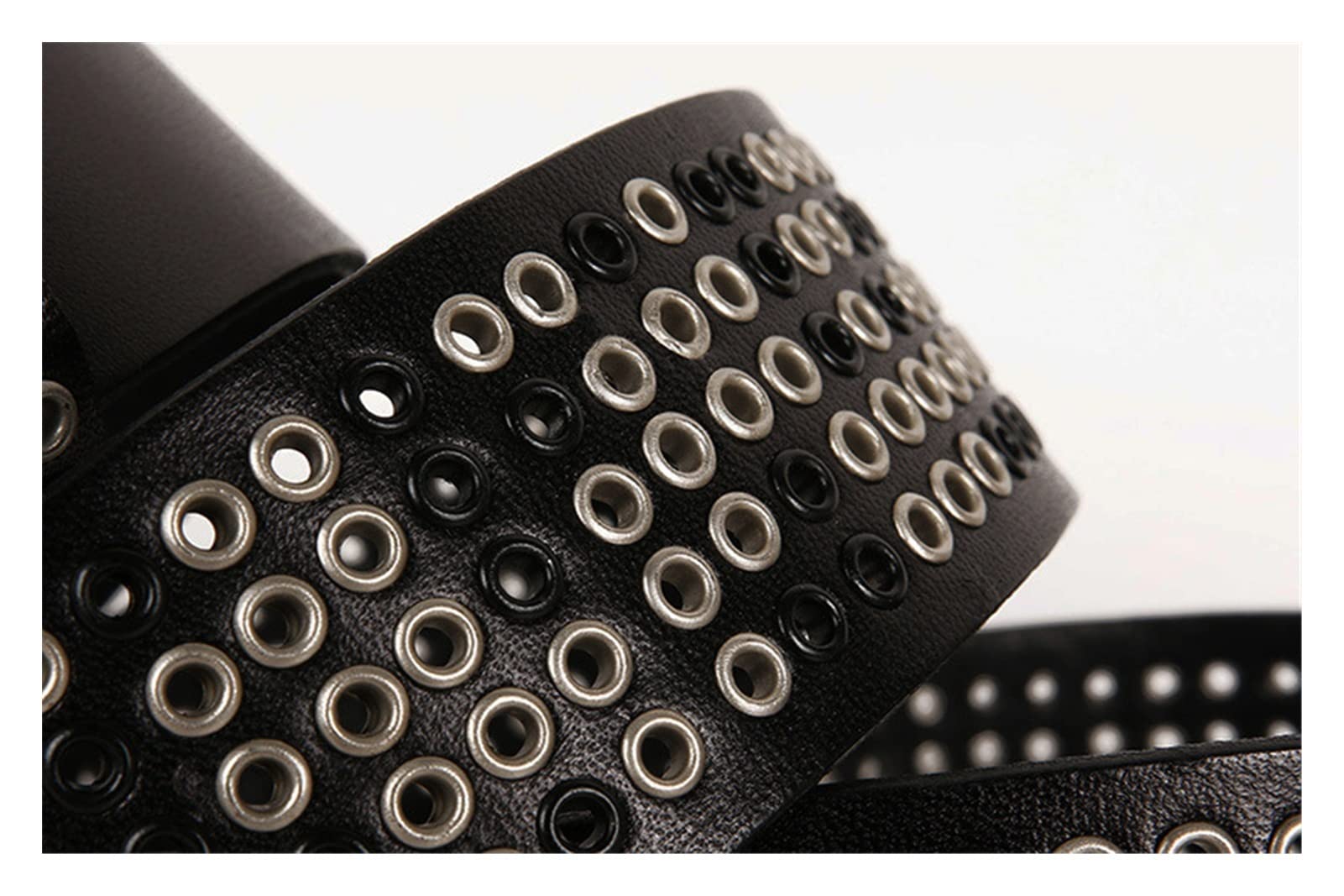 Cinture da Uomo, Belt Cinghia da Uomo in Pelle da Donna in Pelle (Color : Nero, Size : 110)