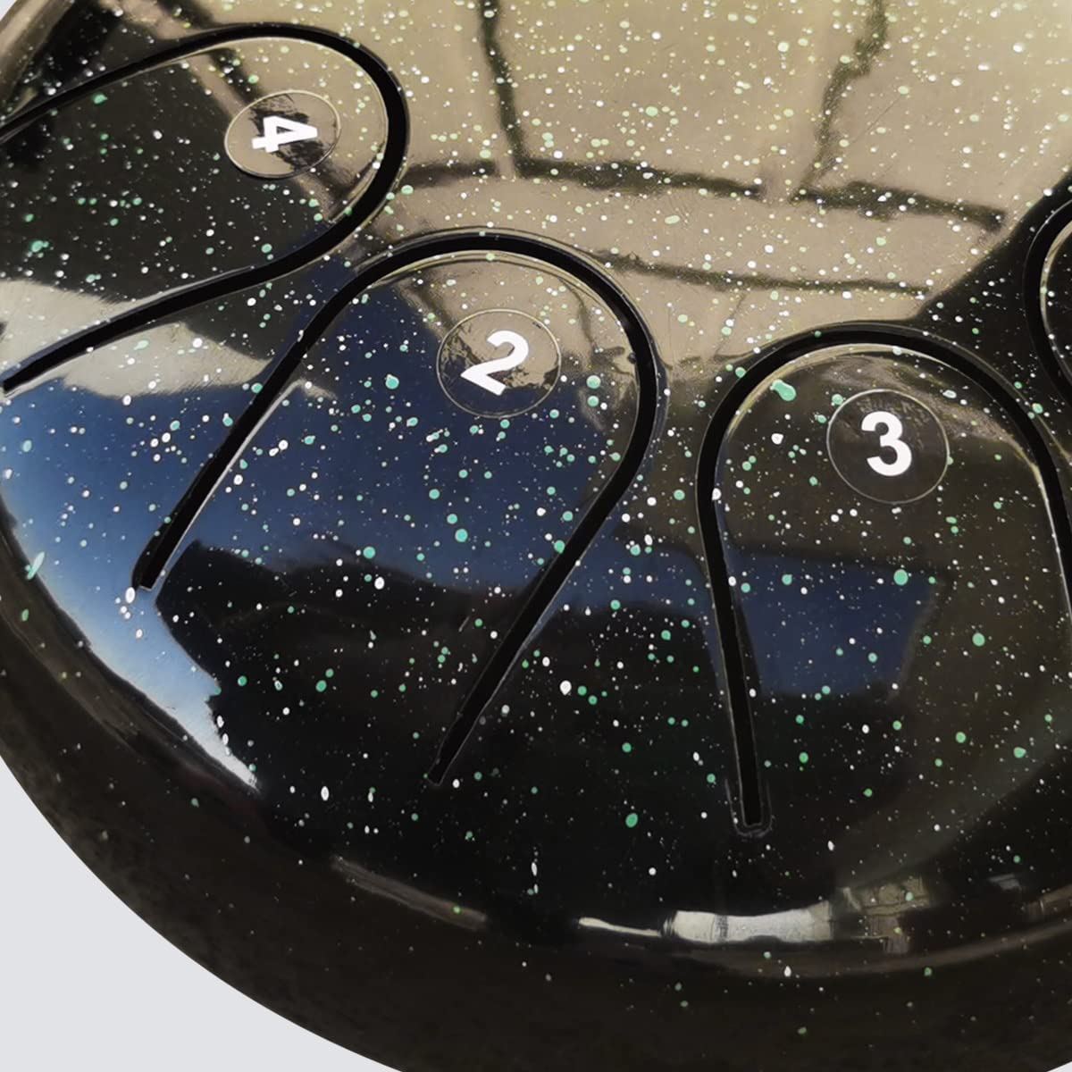 Elegance Drums 6 Pouces 8 Notes C Minor Handpan Tambour Langue en Acier Tambour Percussion Tambour en Acier Tambour à Main Tambour éthéré Durable