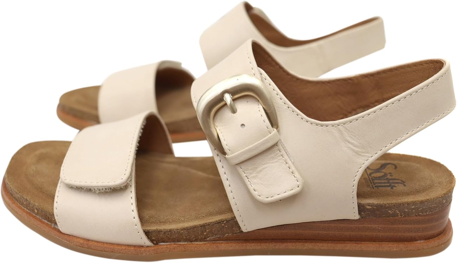 Sofft Women's Peggie - Black & Dark Pewter Sandal - Image 7