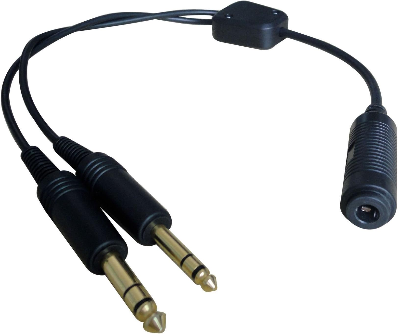 CRAZEDpilot Helicopter Plug to GA Fixed Wing Aircraft Cable Adapter