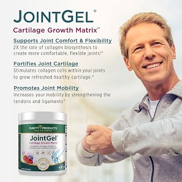 Purity Products - JointGel - Collagen Peptides for Joints + MSM Powder