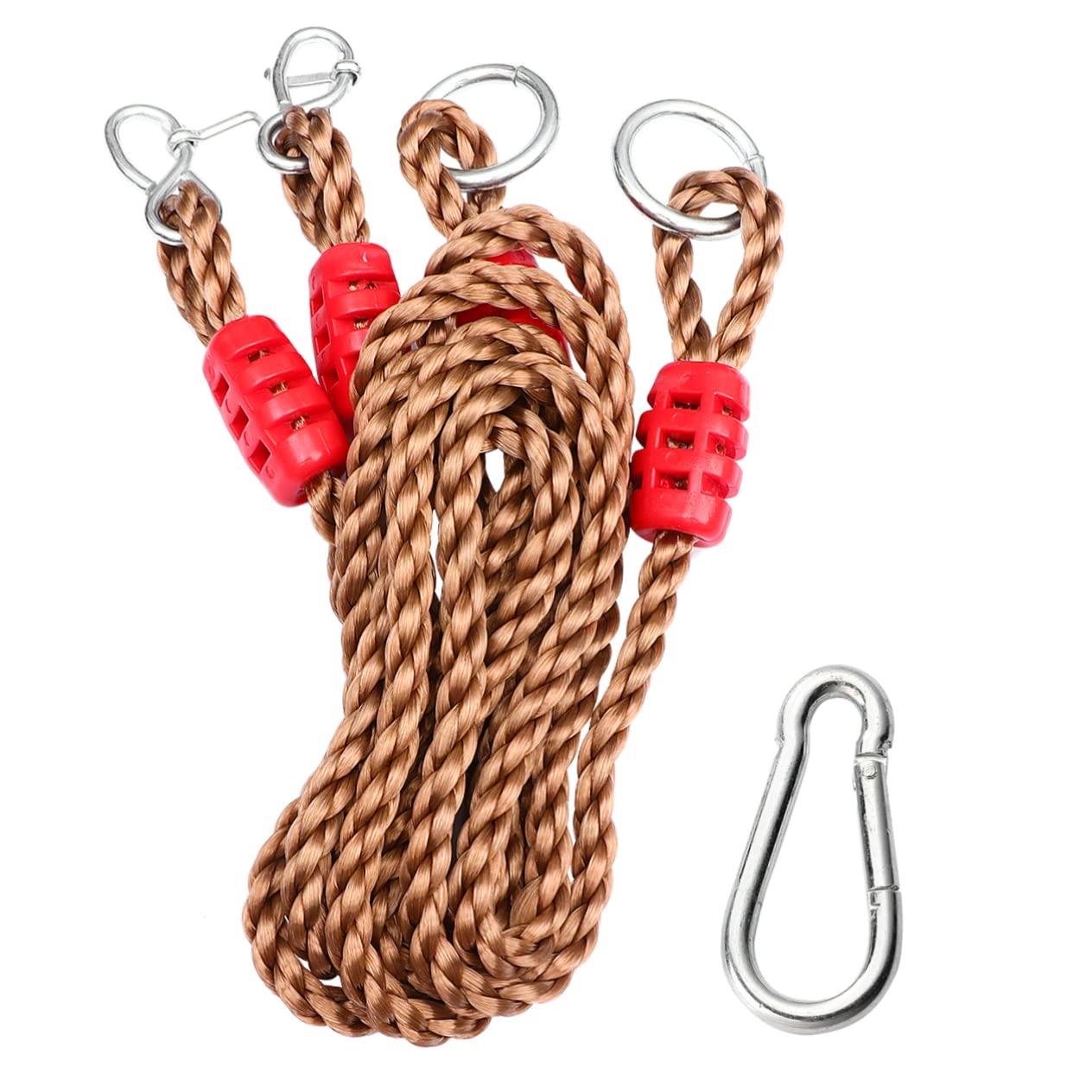 SUPVOX 6pezzi Cinghia per Altalena Amaca Kit per Appendere Altalena Sull Accessori per Esterno in Nylon Regolabile Robusto e Durevole Facile da Installare