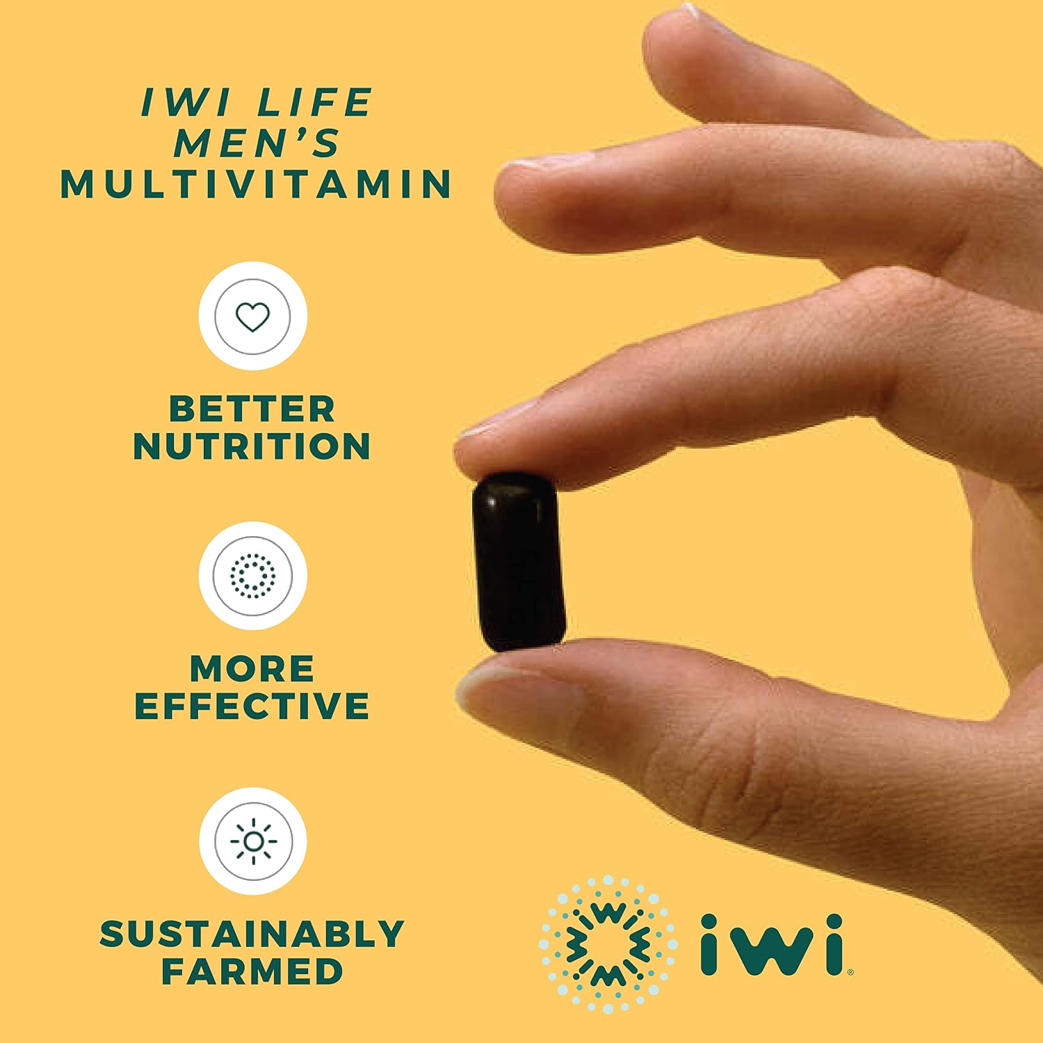Iwi Life Men's Multivitamin with Vitamin A, B1, B2, B6, B12, D3, E, Biotin, DHA, EPA, Fenugreek Seed, Niacin, Selenium, Omega Fatty Acids, Zinc - 120 Non-GMO, Gluten-Free Softgels (30 Day Supply)