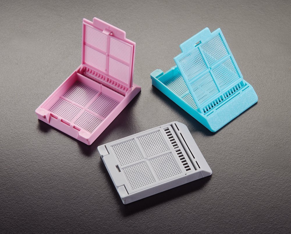 Simport Micromesh M507-2 Acetal Biopsy Processing/Embedding Cassette, White (Case of 1000)