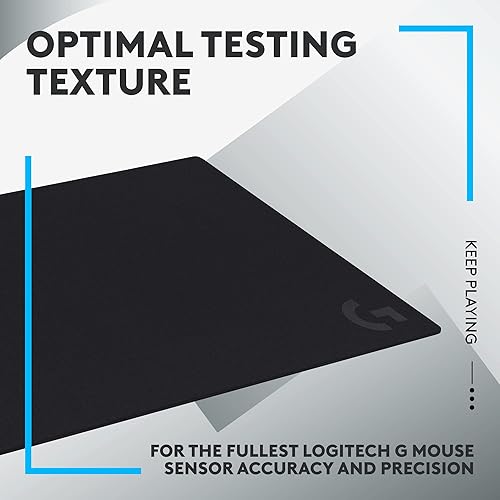 Miniatura 4 de Logitech G Alfombrilla de mouse para juegos de tela grande 640 optimizada para sensores de juego fricción moderada de superficie alfombrilla de