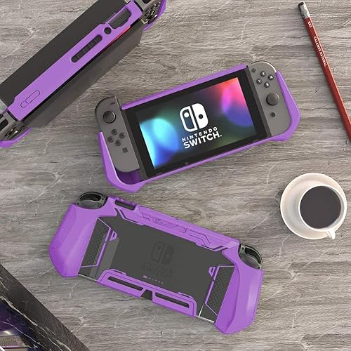 Miniatura 8 de Mumba - Funda compatible acoplable con Nintendo Switch Blade Series de poliuretano termoplástico con agarre ergonómico y cómodo