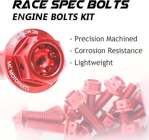 Miniatura 9 de Autobahn88 Compatible con Kit de Vestir Tuerca Piñón de Motocicleta para Kawasaki Versys 1000 KLZ 2012-2018 (verde) (juego de 6)