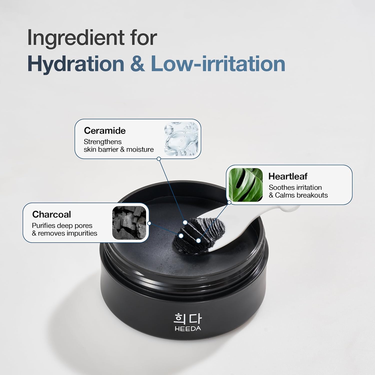 Charcoal All-In-One Cleansing Balm, Deep Pore Purifying & Hydrating Makeup Remover with Ceramide & Botanical Oils (Jojoba, Argan, Camellia) for Soft, Radiant, Glass-Skin Glow - Image 7