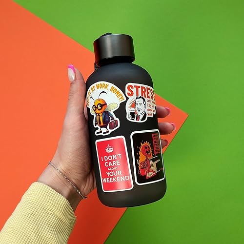 Miniatura 9 de BulbaCraft 100 calcomanías divertidas de trabajo para adultos, calcomanías para el trabajo de adultos, calcomanías para adultos, calcomanías de