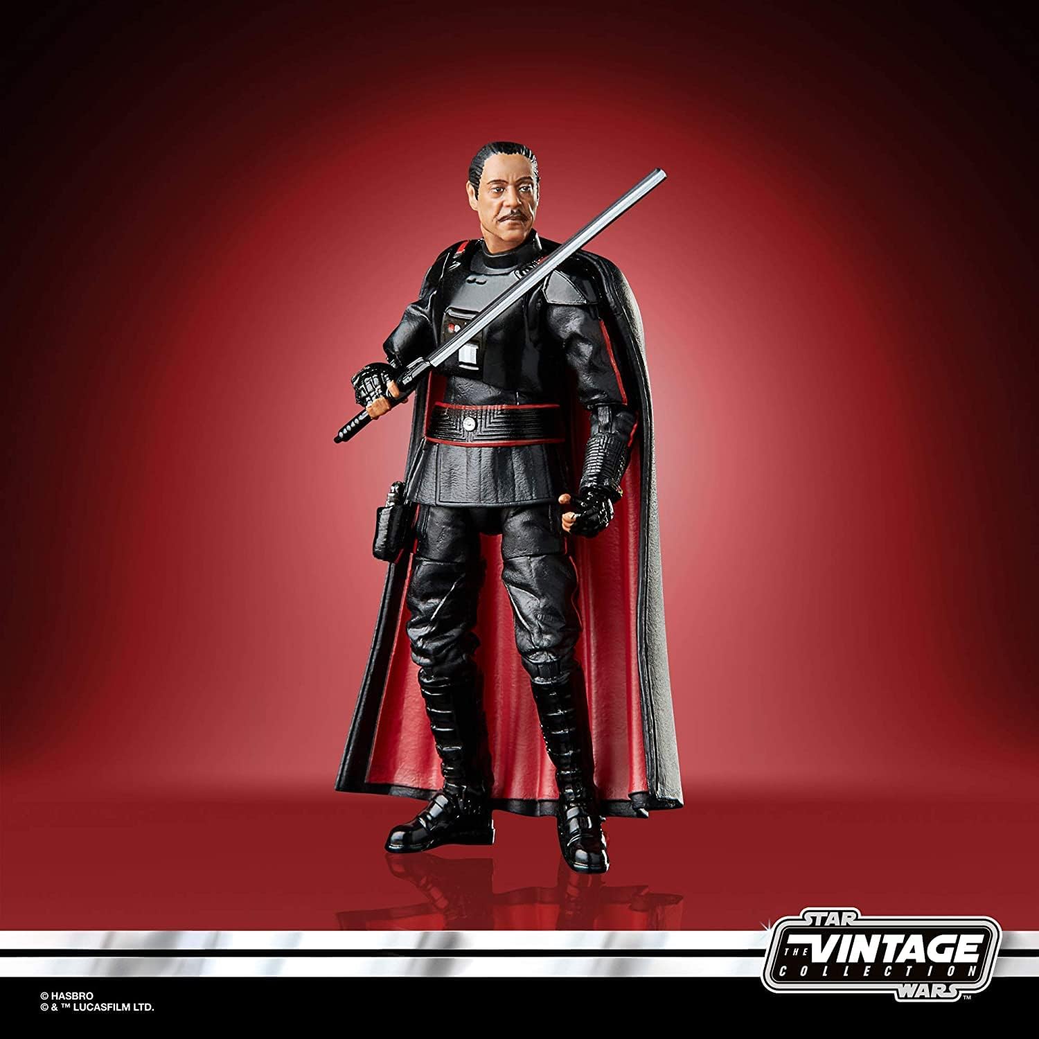 Star Wars The Vintage Collection Carbonized Collection Moff Gideon Toy, 9.5-cm-Scale The Mandalorian Figure