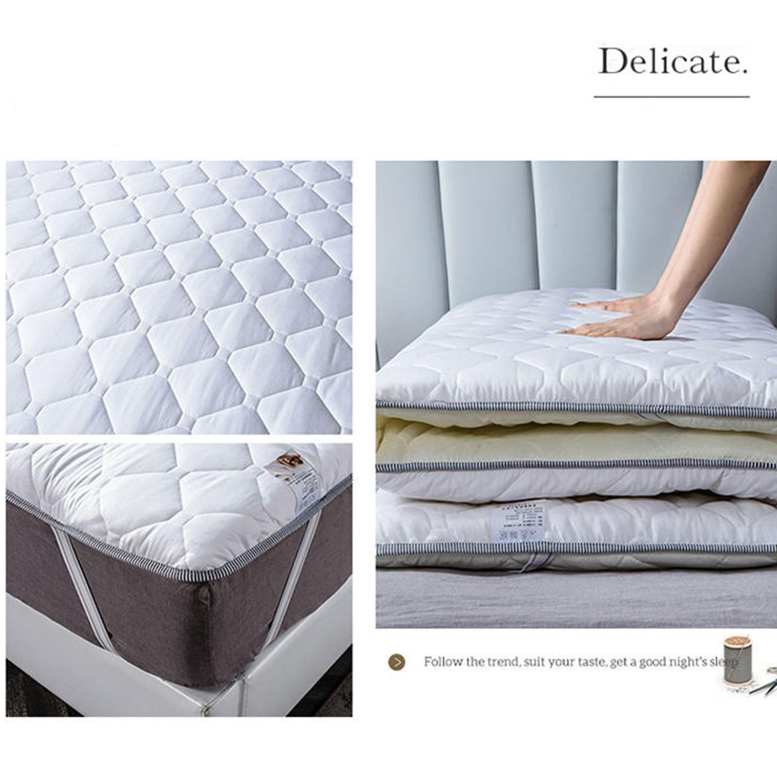 Japanse futon matras, vloermatras, vouwmatras, tatami-matras, draagbaar campingmatras, gemakkelijk op te bergen, ademende stof voor bankmatras (koffie, 120 x 200 cm
