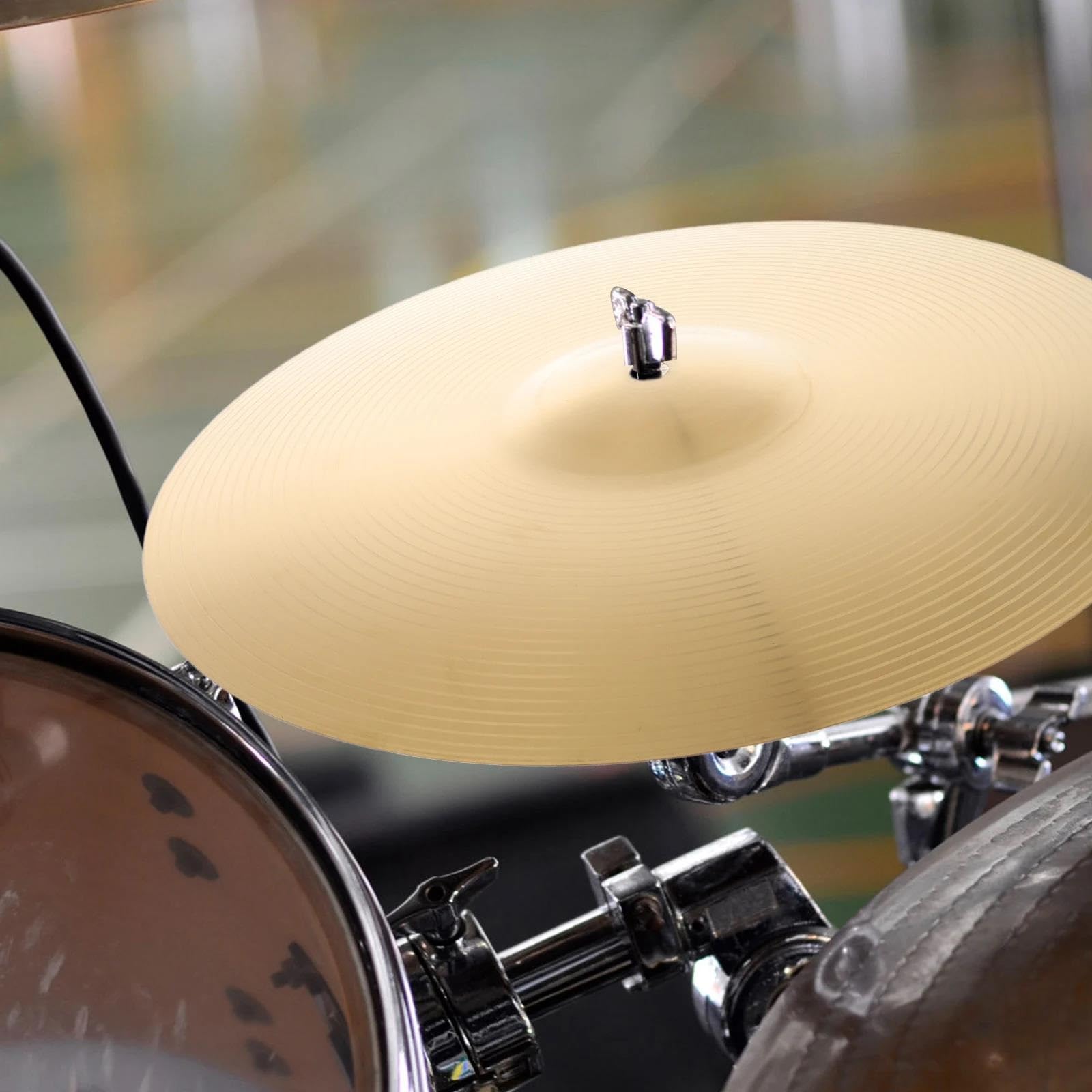 Becken Jazz Alloy Drum Cymbal 14 Zoll Clear Bright Tone Multi Use Crash Ride Splash Set Zubehör Ersatz