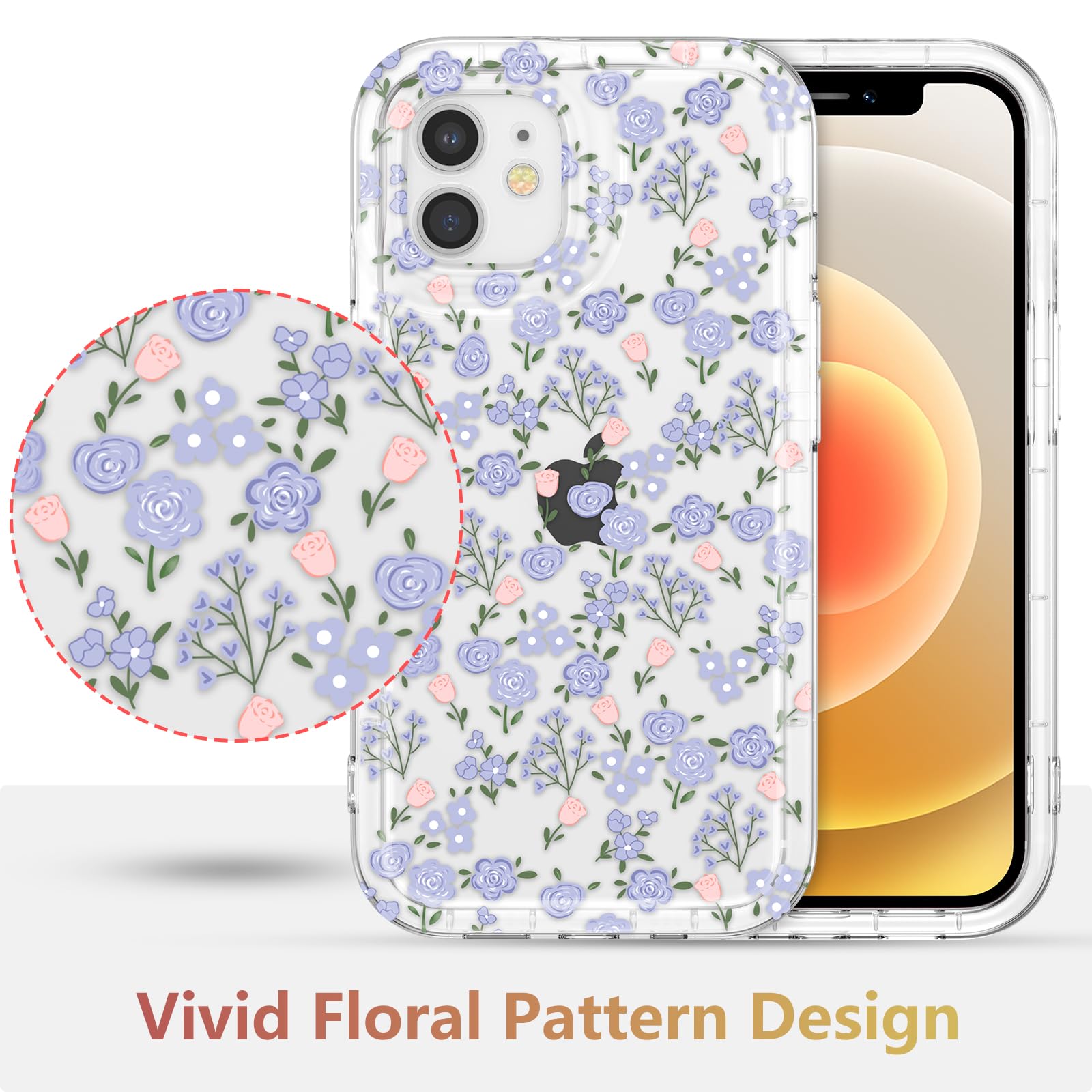 RALEAVO Floral Case for iPhone 12 - Image 2