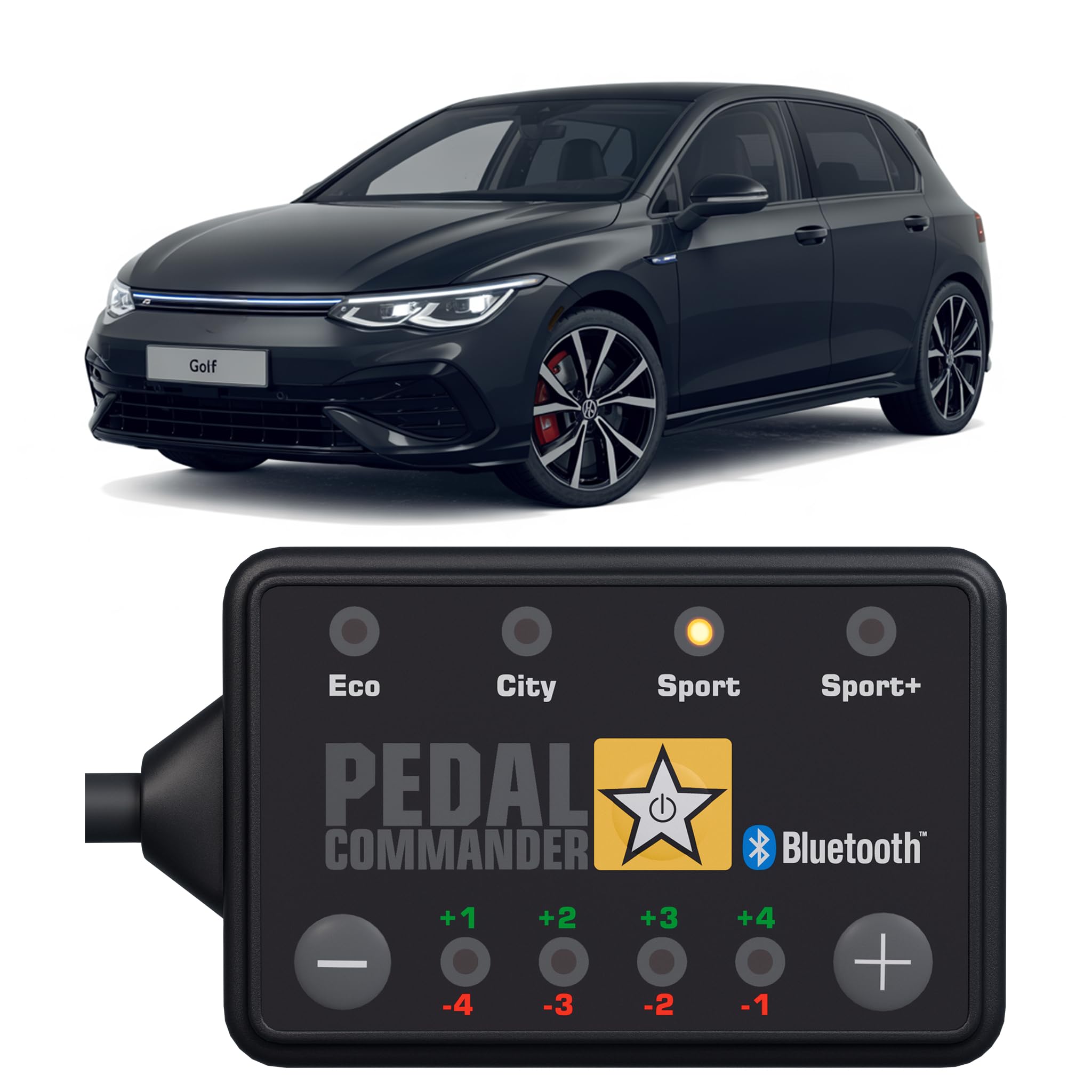 PEDAL COMMANDER compatibile per Volkswagen Golf MK8 2020+ Base Life Style R-Line GTI GTE GTD R 1.4L 1.5L 2L Benzina e Diesel - Centralina Pedale Acceleratore
