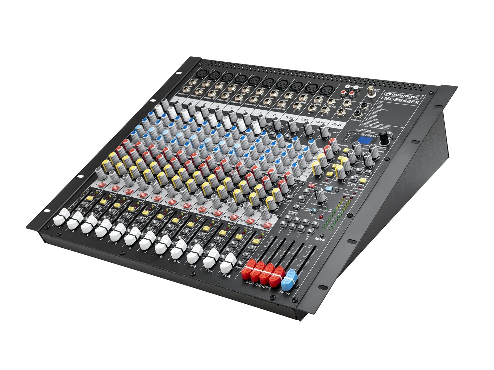 Omnitronic 10040285 Lmc-2642Fx Mixer Usb