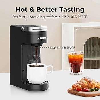Amazon.com: CHULUX Slim Single Serve Coffee Maker for K Pods