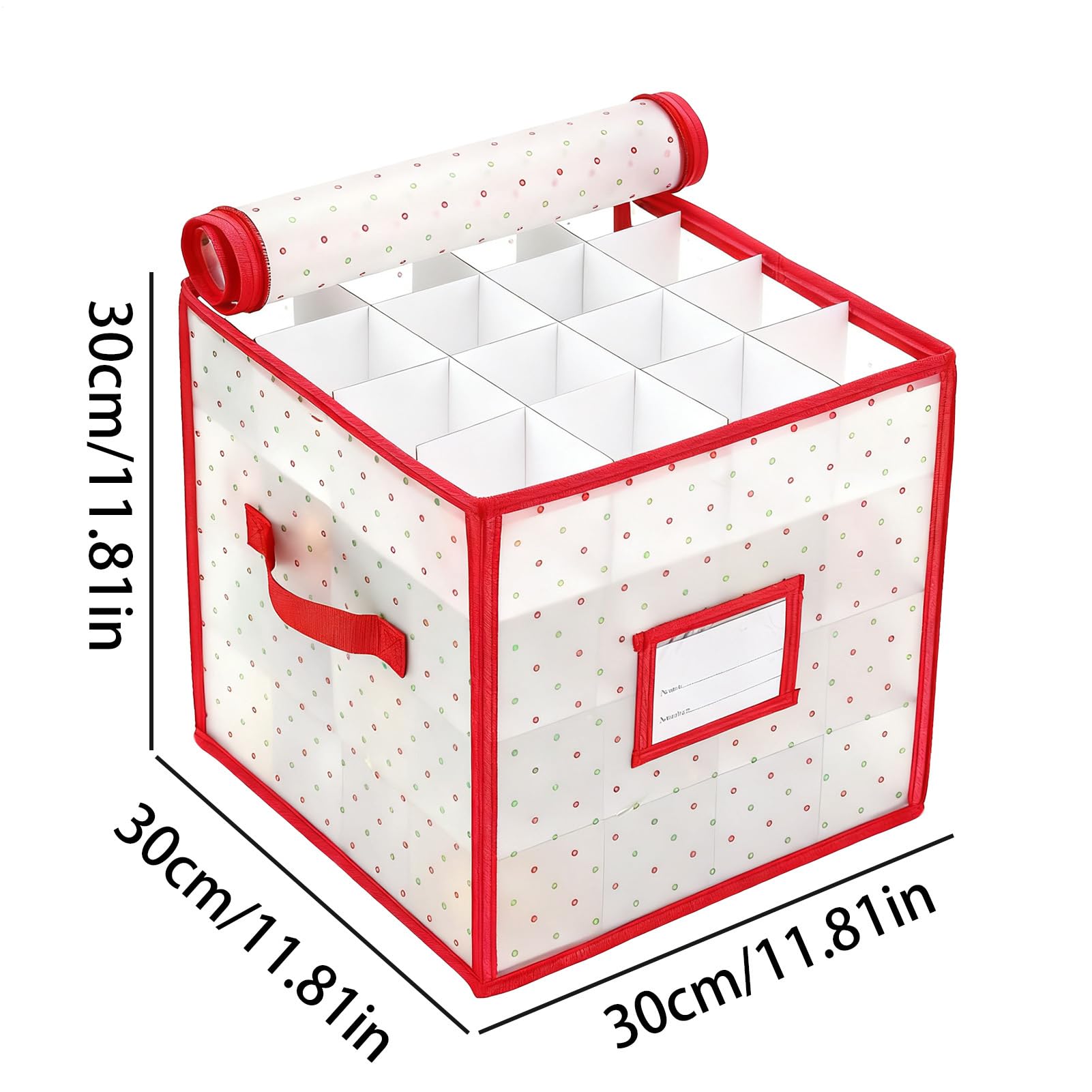 Générique Weihnachtsboxen | Faltbare Aufbewahrungsbox für Weihnachtskugeln | Aufbewahrungsbox | für Verpackung von Babioles, Schmuck, Süßigkeiten, Spielzeug und Zubehör