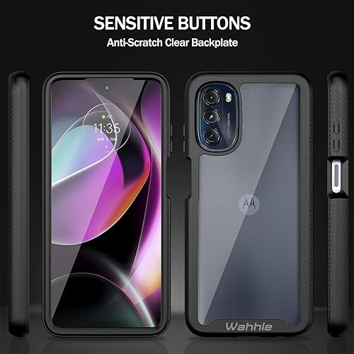 Miniatura 5 de wahhle Funda para Moto G 5G 2022, protector de pantalla integrado, cuerpo completo, a prueba de golpes, ajuste delgado, funda protectora para